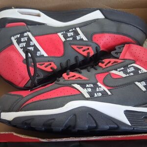 Nike Air Retro Red and Black Sneakers